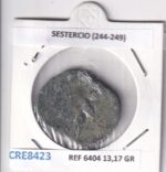 CRE8423 MONEDA ROMANA FILIPO EL ARABE SESTERCIO (244-249) BRONCE - Imagen 2