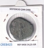 CRE8425 MONEDA ROMANA FILIPO EL ARABE SESTERCIO (244-249) BRONCE - Imagen 2