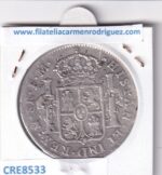 CRE8533 MONEDA ESPAÑA CARLOS IV 8 REALES 1797 FM MEXICO PLATA - Imagen 2