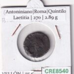 CRE8540 MONEDA ROMANA ANTONINIANO VELLON VER DESCRIPCION EN FOTO