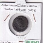 CRE8542 MONEDA ROMANA ANTONINIANO VELLON VER DESCRIPCION EN FOTO