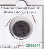 CRE8544 MONEDA ROMANA ANTONINIANO VELLON VER DESCRIPCION EN FOTO