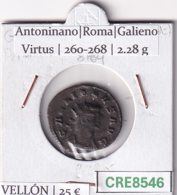 CRE8546 CRE8546 MONEDA ROMANA ANTONINIANO VELLON VER DESCRIPCION EN FOTO - Imagen 1