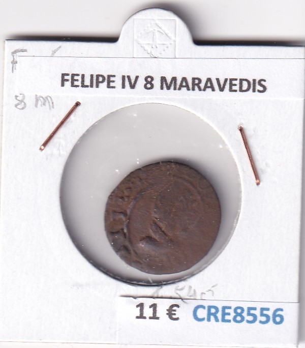 CRE8556 CRE8556 MONEDA ESPAÑA FELIPE IV 8 MARAVEDIS - Imagen 1