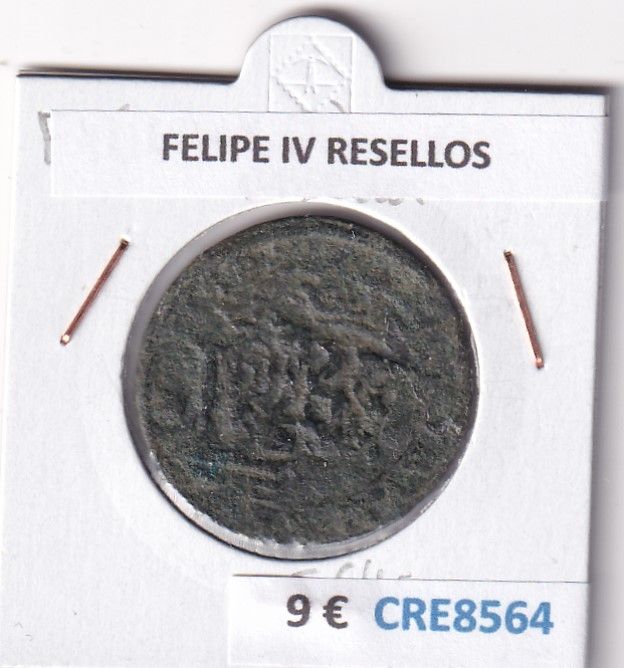 CRE8564 CRE8564 MONEDA ESPAÑA FELIPE IV RESELLOS - Imagen 1