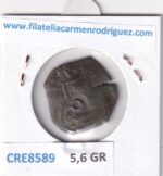 CRE8589 MONEDA ESPAÑA FELIPE IV 8 MARAVEDIS 1641-42 RESELLOS - Imagen 2