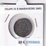 CRE8605 MONEDA ESPAÑA FELIPE IV 8 MARAVEDIS 1661