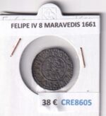 CRE8605 MONEDA ESPAÑA FELIPE IV 8 MARAVEDIS 1661