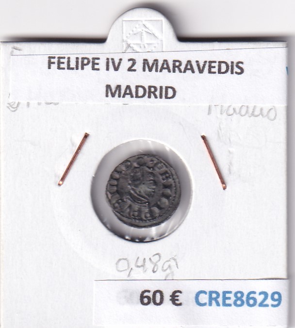 CRE8629 CRE8629 MONEDA ESPAÑA FELIPE IV 2 MARAVEDIS MADRID - Imagen 1