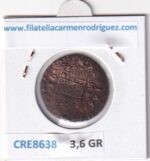 CRE8638 MONEDA ESPAÑA FELIPE IV 16 MARAVEDIS 1661 S SEGOVIA VELLON - Imagen 2