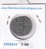 CRE8639 MONEDA ESPAÑA FELIPE IV 16 MARAVEDIS 1661  SEGOVIA VELLON - Imagen 2