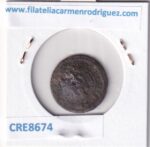CRE8674 MONEDA ESPAÑA FELIPE IV 6 MARAVEDIS 1641-42 RESELLO TIPO 144 - Imagen 2