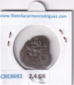 CRE8692 MONEDA ESPAÑA FELIPE IV 8 MARAVEDIS 1654-56 RESELLO TIPO 146 - Imagen 2