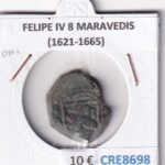 CRE8698 MONEDA ESPAÑA FELIPE IV 8 MARAVEDIS (1621-1665)