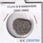 CRE8700 MONEDA ESPAÑA FELIPE IV 8 MARAVEDIS (1621-1665)