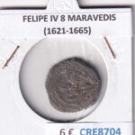 CRE8704 MONEDA ESPAÑA FELIPE IV 8 MARAVEDIS (1621-1665)