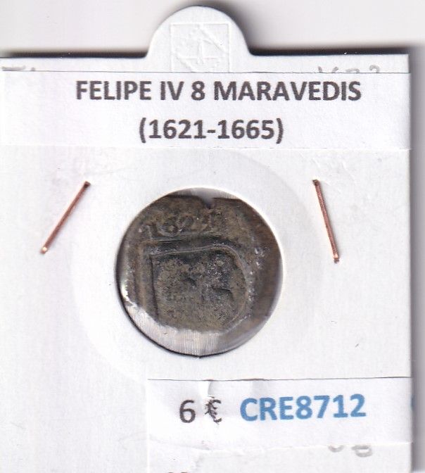 CRE8712 CRE8712 MONEDA ESPAÑA FELIPE IV 8 MARAVEDIS (1621-1665) - Imagen 1