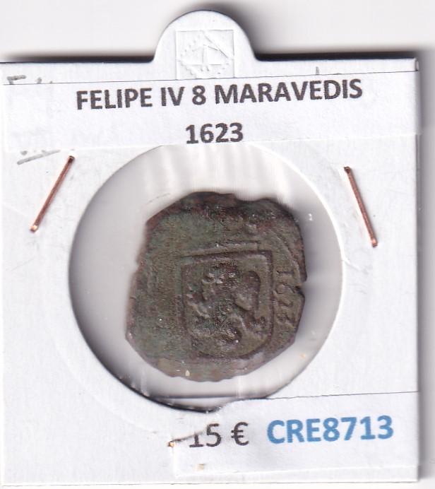 CRE8713 CRE8713 MONEDA ESPAÑA FELIPE IV 8 MARAVEDIS 1623 - Imagen 1