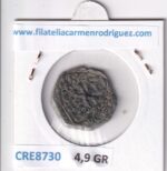 CRE8730 MONEDA ESPAÑA FELIPE IV 8 MARAVEDIS 1658-59 RESELLO TIPO 147 - Imagen 2
