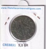 CRE8831 MONEDA ESPAÑA ISABEL II 8 MARAVEDIS 1838 SEGOVIA COBRE - Imagen 2