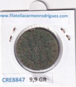 CRE8847 MONEDA ESPAÑA ISABEL II 8 MARAVEDIS 1842 SEGOVIA COBRE - Imagen 2