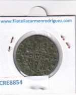 CRE8854 MONEDA ESPAÑA ISABEL II 8 MARAVEDIS 1843 SEGOVIA COBRE - Imagen 2