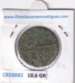 CRE8882 MONEDA ESPAÑA ISABEL II 8 MARAVEDIS 1848 SEGOVIA COBRE - Imagen 2
