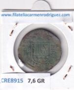 CRE8915 MONEDA ESPAÑA FELIPE V 4 MARAVEDIS BURGOS COBRE - Imagen 2