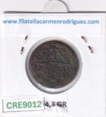 CRE9012 MONEDA ESPAÑA FERNANDO VII 4 MARAVEDIS 1826 S  COBRE - Imagen 2