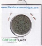 CRE9038 MONEDA ESPAÑA FERNANDO VII 4 MARAVEDIS 1829 S COBRE - Imagen 2