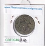 CRE9040 MONEDA ESPAÑA FERNANDO VII 4 MARAVEDIS 1829 S  TIPO 61 COBRE - Imagen 2