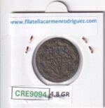CRE9094 MONEDA ESPAÑA FERNANDO VII 4 MARAVEDIS 1833 S  TIPO 61 COBRE - Imagen 2
