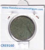 CRE9160 MONEDA ESPAÑA ISABEL II 8 MARAVEDIS 1847 COBRE - Imagen 2