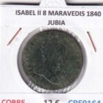 CRE9164 MONEDA ESPAÑA ISABEL II 8 MARAVEDIS 1840 JUBIA COBRE
