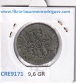 CRE9171 MONEDA ESPAÑA ISABEL II 8 MARAVEDIS 1845 JUBIA COBRE - Imagen 2