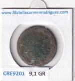 CRE9201 MONEDA ESPAÑA FERNANDO VII 8 MARAVEDIS 1824 JUBIA TIPO 65 COBRE - Imagen 2