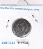 CRE9243 MONEDA ESPAÑA FELIPE IV 8 MARAVEDIS 1661 SEVILLA - Imagen 2