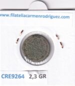 CRE9264 MONEDA ESPAÑA FERNANDO VII 2 MARAVEDIS 1824 SEGOVIA COBRE - Imagen 2