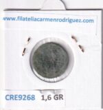 CRE9268 MONEDA ESPAÑA FERNANDO VII 2 MARAVEDIS 1826 SEGOVIA COBRE - Imagen 2
