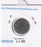CRE9290 MONEDA ESPAÑA FERNANDO VII 2 MARAVEDIS 1833 SEGOVIA COBRE - Imagen 2