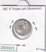 CRE9321 MONEDA ROMANA DENARIO ROMA TRAJANO SOL 114 - Imagen 2