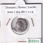 CRE9331 MONEDA ROMANA DENARIO ROMA FAUSTINA II JUNO 161-176