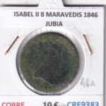 CRE9383 MONEDA ESPAÑA ISABEL II 8 MARAVEDIS 1846 JUBIA COBRE