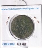 CRE9383 MONEDA ESPAÑA ISABEL II 8 MARAVEDIS 1846 JUBIA COBRE - Imagen 2