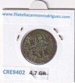 CRE9402 MONEDA ESPAÑA ISABEL II 4 MARAVEDIS 1842 SEGOVIA COBRE - Imagen 2