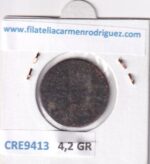 CRE9413 MONEDA ESPAÑA ISABEL II 4 MARAVEDIS 1850 JUBIA COBRE - Imagen 2