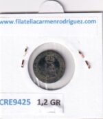 CRE9425 MONEDA ESPAÑA ISABEL II 1/2 CENTIMO DE ESCUDO 1867 OM SEVILLA - Imagen 2