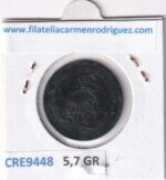 CRE9448 MONEDA ESPAÑA ISABEL II 2 1/2 CENTIMOS DE ESCUDO 1868 OM BARCELONA - Imagen 2
