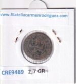 CRE9489 MONEDA ESPAÑA FELIPE III 4 MARAVEDIS (1598-1621) SEGOVIA COBRE - Imagen 2