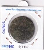 CRE9622 MONEDA ESPAÑA FERNANDO VII 8 MARAVEDIS 1812 JUBIA TIPO 62 COBRE - Imagen 2